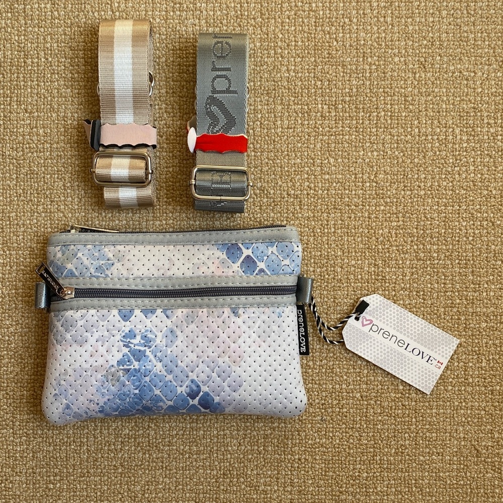 NWT preneLove Perforated Crossbody Bag with Two Removable Straps